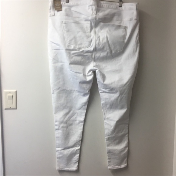NWT Madewell 10" High-Rise Skinny Jeans White Size 36 (18) - Picture 4 of 7